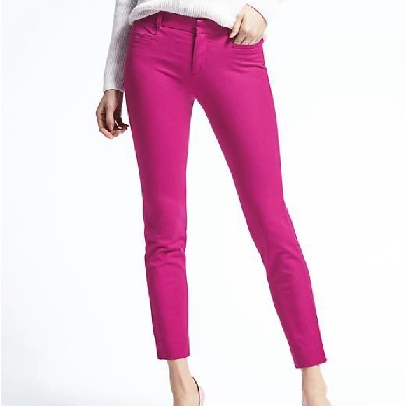 Banana Republic Denim - Banana Republic Fuchsia Ankle Jeans